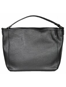 Luksuzna Talijanska torba od prave kože VERA ITALY "Karin", boja crna, 27x36cm