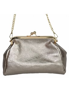 Luksuzna Talijanska torba od prave kože VERA ITALY "Evema", boja bronca, 18x24cm