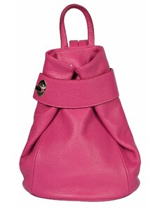 Luksuzna Talijanska torba od prave kože VERA ITALY "Lorena", boja fuksija, 30x28cm