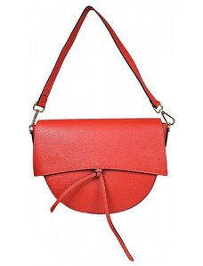 Luksuzna Talijanska torba od prave kože VERA ITALY "Anatolia", boja crvena, 21x27cm