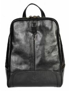 Luksuzna Talijanska torba od prave kože VERA ITALY "Latinia", boja crna, 33x24cm