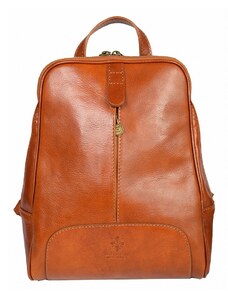 Luksuzna Talijanska torba od prave kože VERA ITALY "Afara", boja konjak, 33x24cm