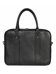 Luksuzna Talijanska torba od prave kože VERA ITALY "Venzy", boja crna, 28x36cm