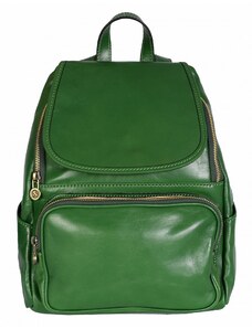 Luksuzna Talijanska torba od prave kože VERA ITALY "Tora", boja zelena, 32x23cm