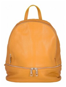 Luksuzna Talijanska torba od prave kože VERA ITALY "Ibby", boja senf, 30x26cm