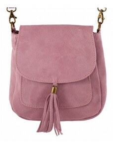Luksuzna Talijanska torba od prave kože VERA ITALY "Massima", boja ružičasta, 20x21cm