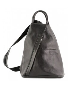 Luksuzna Talijanska torba od prave kože VERA ITALY "Donni", boja crna, 30x20cm