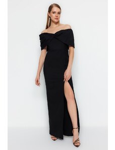 Ženska haljina Trendyol TPRSS23AE00067/Black