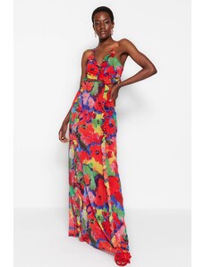 Ženska haljina Trendyol TPRSS23AE00033/Multi-color