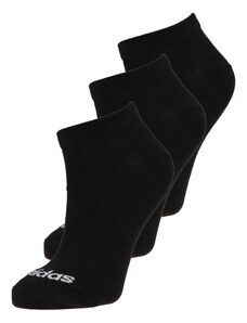 ADIDAS SPORTSWEAR Sportske čarape 'Thin Linear -cut 3 Pairs' crna / bijela