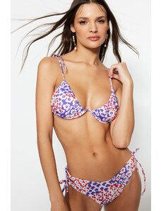 Trendyol cvjetni uzorak obrnuti V Underwire Bikini Top