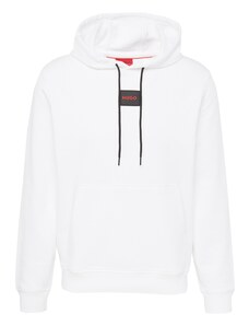 HUGO Sweater majica 'Daratschi214' crvena / crna / bijela