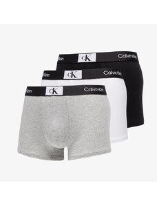 Calvin Klein ´96 Cotton Stretch Trunks 3-Pack Black/ White/ Grey Heather