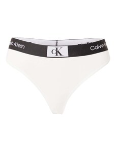 Calvin Klein Underwear Tanga gaćice crna / bijela