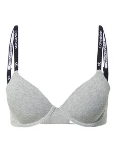 Calvin Klein Underwear Grudnjak 'Demi' siva melange / crna / bijela