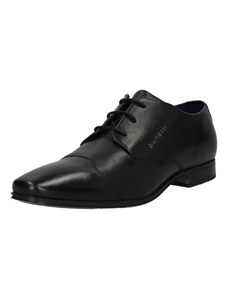 bugatti Cipele na vezanje 'Morino' siva / crna