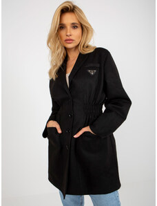 Fashionhunters Black jacket jacket with pockets