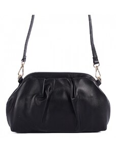 Luksuzna Talijanska torba od prave kože VERA ITALY "Lorendi", boja crna, 18x30cm