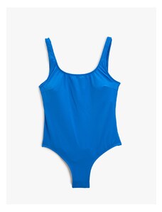 Koton Osnovni kupaći kostimi U-Neck trake pokrivene