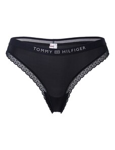 Tommy Hilfiger Underwear Tanga gaćice svijetlosiva / crna
