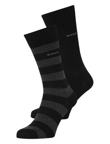 BOSS Black Čarape siva / svijetlosiva / crna