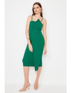 Ženska haljina Trendyol TPRSS19FZ0136/Emerald