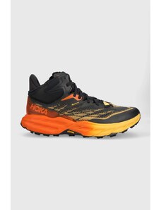 Cipele Hoka One Speedgoat 5 Mid GTX za muškarce, boja: narančasta, 1127918-BGAY
