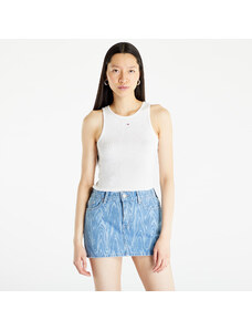 Tommy Hilfiger Tommy Jeans Essential Rib Tank Top White