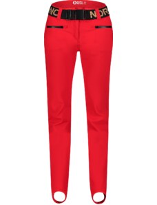 Nordblanc Crvene ženske skijaške softshell hlače FULLCOVER