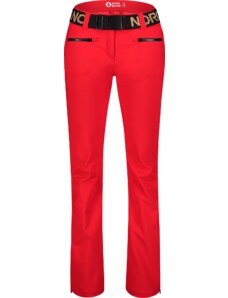 Nordblanc Crvene ženske skijaške softshell hlače MELLEABLE