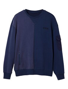 Desigual Sweater majica 'Bruno' morsko plava / mornarsko plava / crna