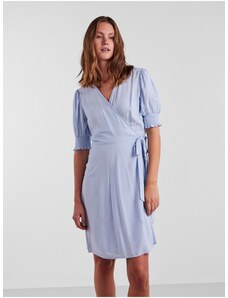 Light Blue Women's Wrap Dress Pieces Tala - Women's