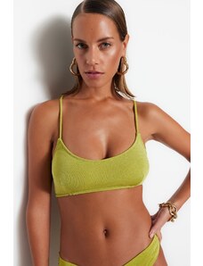 Trendyol zeleni Bralette svjetlucavi bikini top