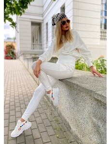 Bijele sportske hlače Cocomore cmgSD1226.R01