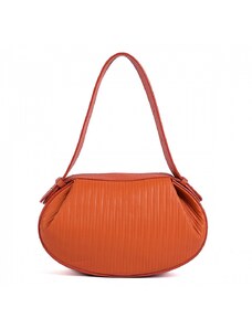 Luksuzna Talijanska torba od prave kože VERA ITALY "Terachinia", boja narančasta, 17x28cm