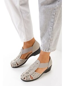 Zapatos Sandale s petu Melona Sivo