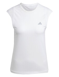 ADIDAS PERFORMANCE Tehnička sportska majica 'Fast ' srebrno siva / bijela