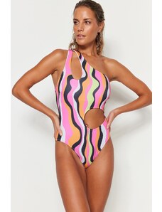 Ženski kupaći kostim Trendyol Brush Paint Effect