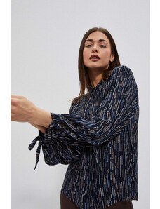 Moodo Lady's shirt with tie on sleeves