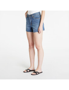 Levi's 80S Mom Short You Sure Can Med Indigo - Worn In