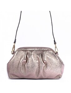 Luksuzna Talijanska torba od prave kože VERA ITALY "Zinia", boja bronca, 18x30cm
