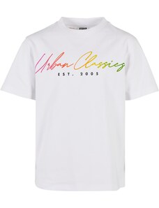 Urban Classics Majica zelena / narančasta / roza / prljavo bijela