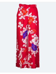 PAROSH Palazzo trousers with floral pattern