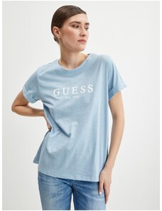 Light blue women's T-Shirt Guess 1981 - Women