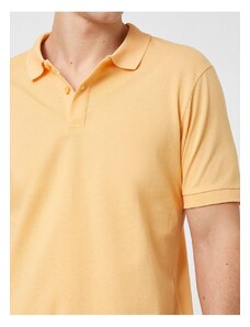 Koton Basic majica Polo Neck Slim Fit s gumbima.