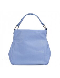 Luksuzna Talijanska torba od prave kože VERA ITALY "Ante", boja plava, 32x35cm