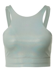 ADIDAS PERFORMANCE Sportski bikini gornji dio 'Powerimpact Medium-Support Longline' opal / svijetlosiva / pastelno zelena
