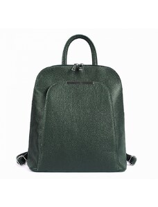 Luksuzna Talijanska torba od prave kože VERA ITALY "Akima", boja tamno zeleno, 32x30cm