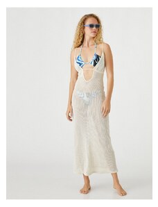 Koton Şahika Ercümen X - Long Fishnet haljina za plažu