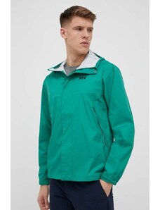 Kišna jakna Helly Hansen Loke za muškarce, boja: zelena, 62252-402